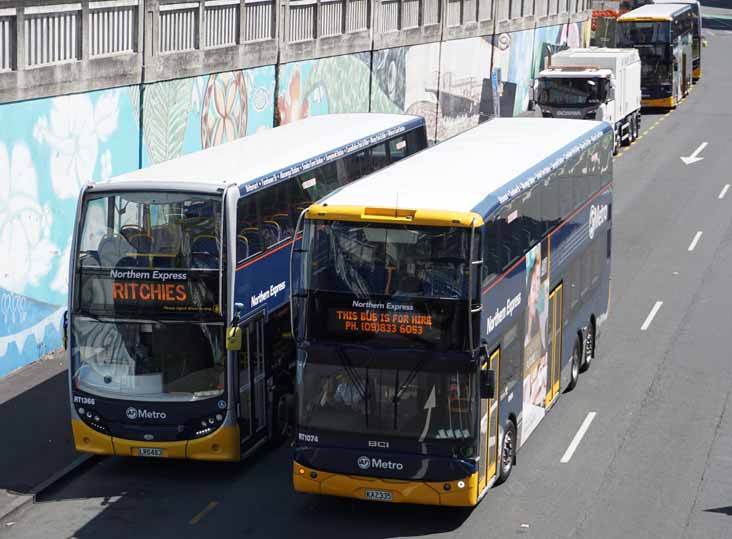 Ritchies Alexander Dennis Enviro500 RT1366 & BCI Citirider RT1074 Northern Express